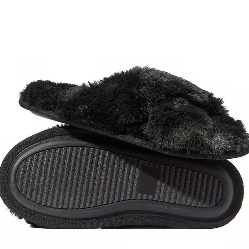 Victoria Secret Puff Slippers Black 🖤